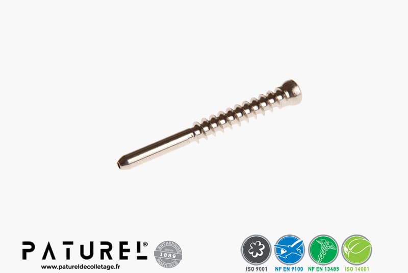 Usinage de vis médical en inox 316L
